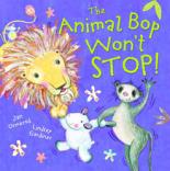 Book Cover for The Animal Bop Won't Stop Book and CD by Jan Ormerod