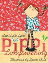 Book Cover for Pippi Longstocking Gift Edition with Limited Edition Prints by Astrid Lindgren