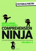 Book Cover for Comprehension Ninja for Ages 8-9: Fiction & Poetry by Andrew Jennings and Adam Bushnell