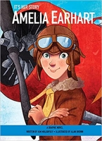 Book Cover for It's Her Story: Amelia Earhart by Kim Moldofsky