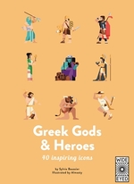 Book Cover for Greek Gods and Heroes Meet 40 mythical immortals by Sylvie Baussier