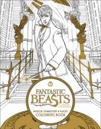 Book Cover for Fantastic Beasts and Where to Find Them: Magical Characters and Places Colouring Book by Warner Bros.