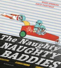 Book Cover for The Naughty Naughty Baddies by Mark Sperring