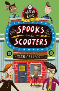 Book Cover for Spooks and Scooters by Elen Caldecott