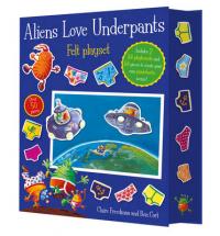 Book Cover for Aliens Love Underpants! Fuzzy Felt by Claire Freedman