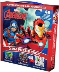 Book Cover for Marvel Avengers 2-in-1 Puzzle Pack Activity Book and 2-in-1 Jigsaw Puzzle by Parragon Books Ltd