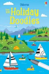 Book Cover for Holiday Doodles by Fiona Watt