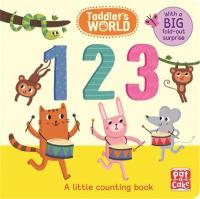 Book Cover for 123 A Little Counting Board Book by Pat-a-Cake