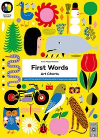 Book Cover for The Learning Garden: First Words Art Charts by Aino-Maija Metsola