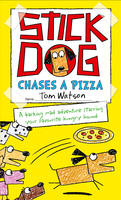 Book Cover for Stick Dog Chases a Pizza by Tom Watson