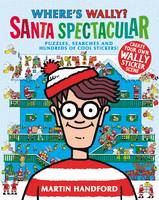 Book Cover for Where's Wally? Santa Spectacular - Sticker Book by Martin Handford