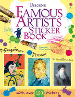 Book Cover for Famous Artists Sticker Book by Megan Cullis