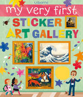 Book Cover for My Very First Sticker Art Gallery by Sam Lake