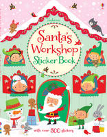 Book Cover for Santa's Workshop Sticker Book by Fiona Watt