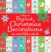 Book Cover for Big Book of Christmas Decorations to Cut, Fold & Stick by Fiona Watt
