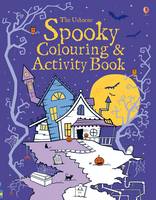 Book Cover for Spooky Colouring and Activity Book by Kirsteen Robson