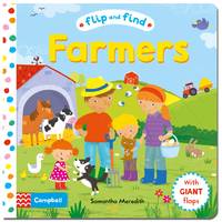 Book Cover for Flip and Find Farmers A Guess Who/Where Flap Book About Farmers and Their Animals by Samantha Meredith