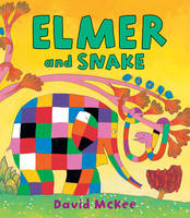 Book Cover for Elmer and Snake by David McKee