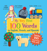 Book Cover for My Very First 100 Words In English, French, and Spanish by CICO Kidz