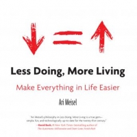 Book Cover for Less Doing, More Living by Ari Meisel