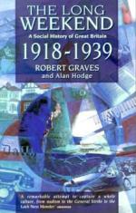 Book Cover for The Long Weekend: A Social History of Great Britain - 1918-1939 by Robert Graves