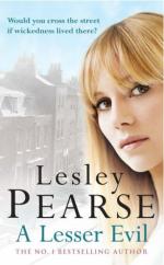 Book Cover for A Lesser Evil by Lesley Pearse