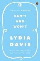 Book Cover for Can't and Won't by Lydia Davis