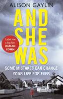 Book Cover for And She Was by Alison Gaylin