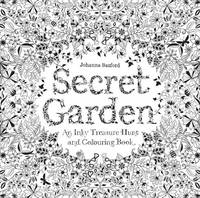 Book Cover for Secret Garden An Inky Treasure Hunt and Colouring Book by Johanna Basford