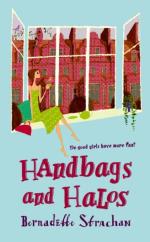 Book Cover for Handbags And Halos by Bernadette Strachan