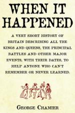 Book Cover for When It Happened by George Chamier