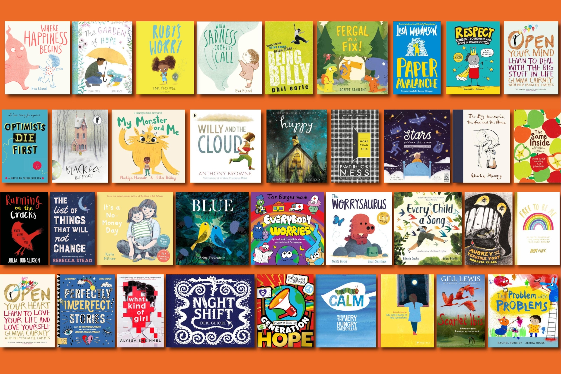 Anxiety & Wellbeing - 50 Books to Help Children Cope with Mental Health