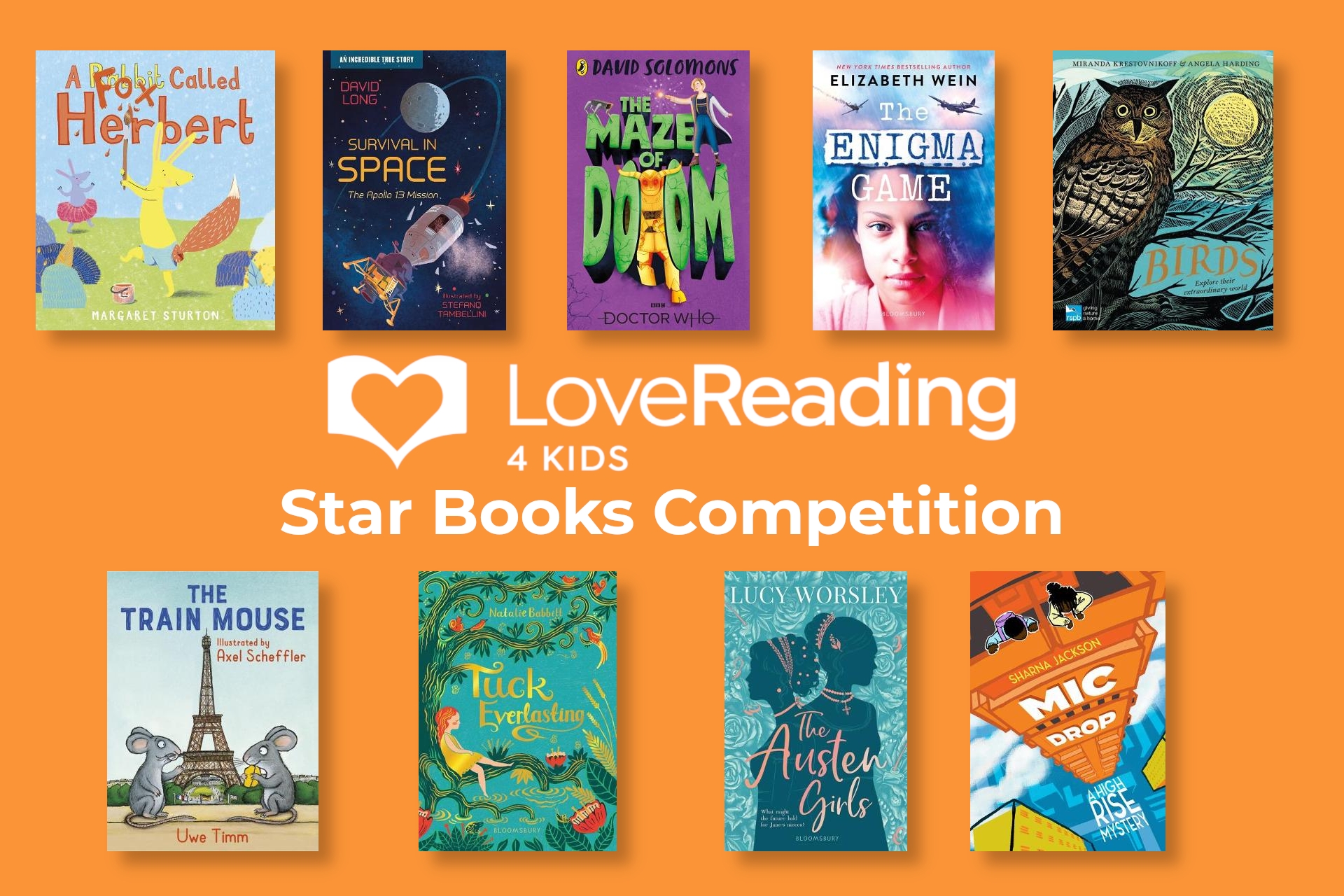 Win Our Second Set of LoveReading4Kids Star Books 2020!