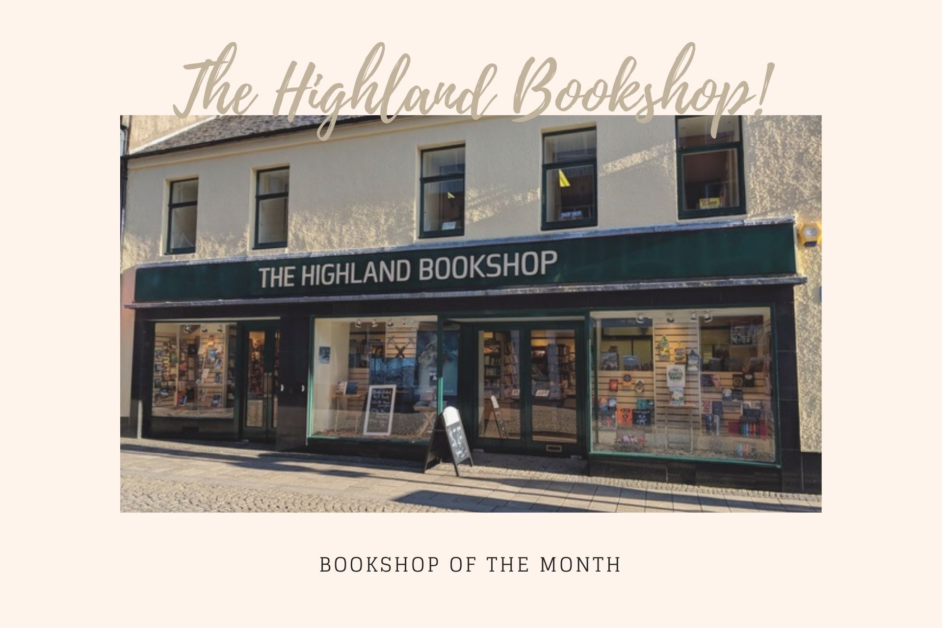 September 2020 Bookshop Feature: The Highland Bookshop (Fort William)