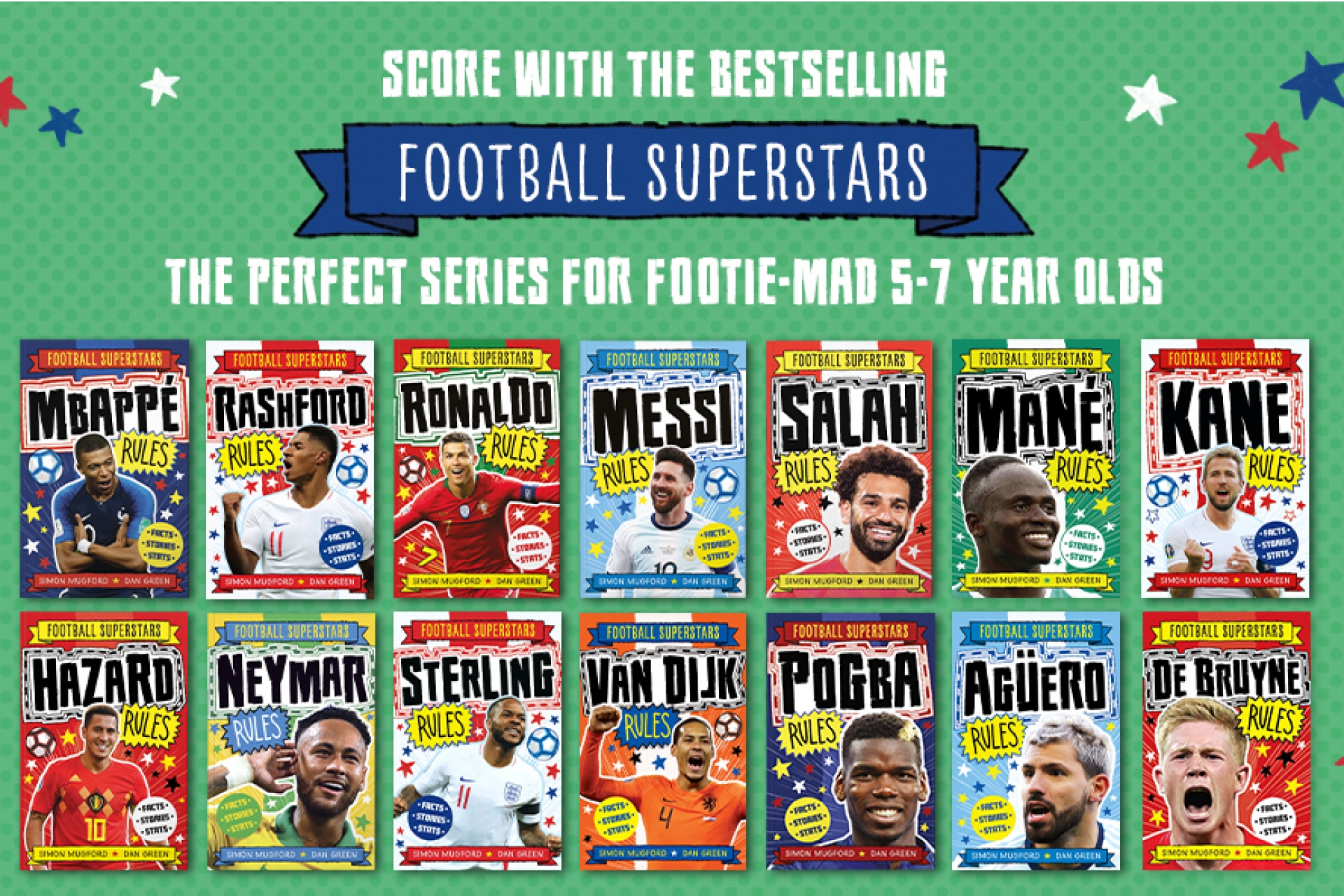 Football Superstars by Simon Mugford and Dan Green