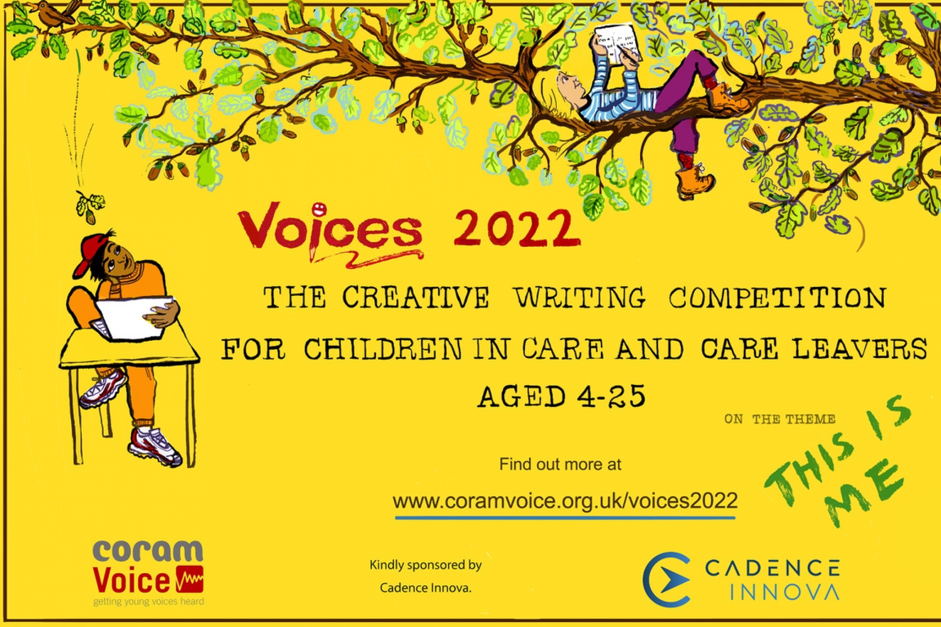 Coram Voices launches Voices, the creative writing comp for children in care and young care leavers