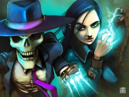 Win a signed set of the full Skulduggery Pleasant series