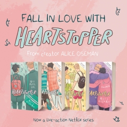 Win a set of the 4 books in the Heartstopper Series by Alice Oseman