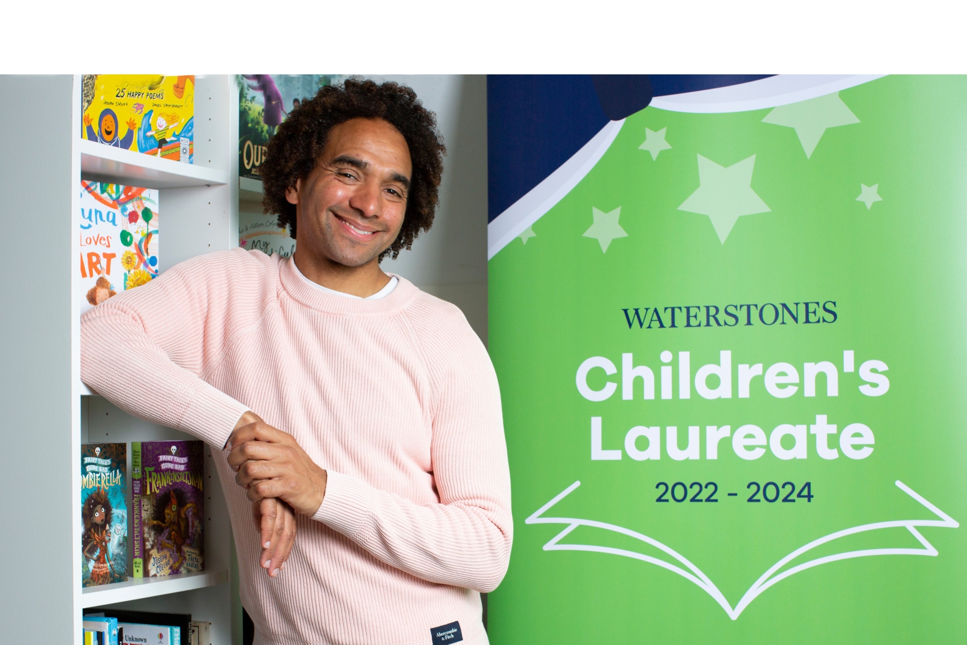  Award-winning poet, playwright & author, Joseph Coelho, is announced as the new Waterstones Children's Laureate