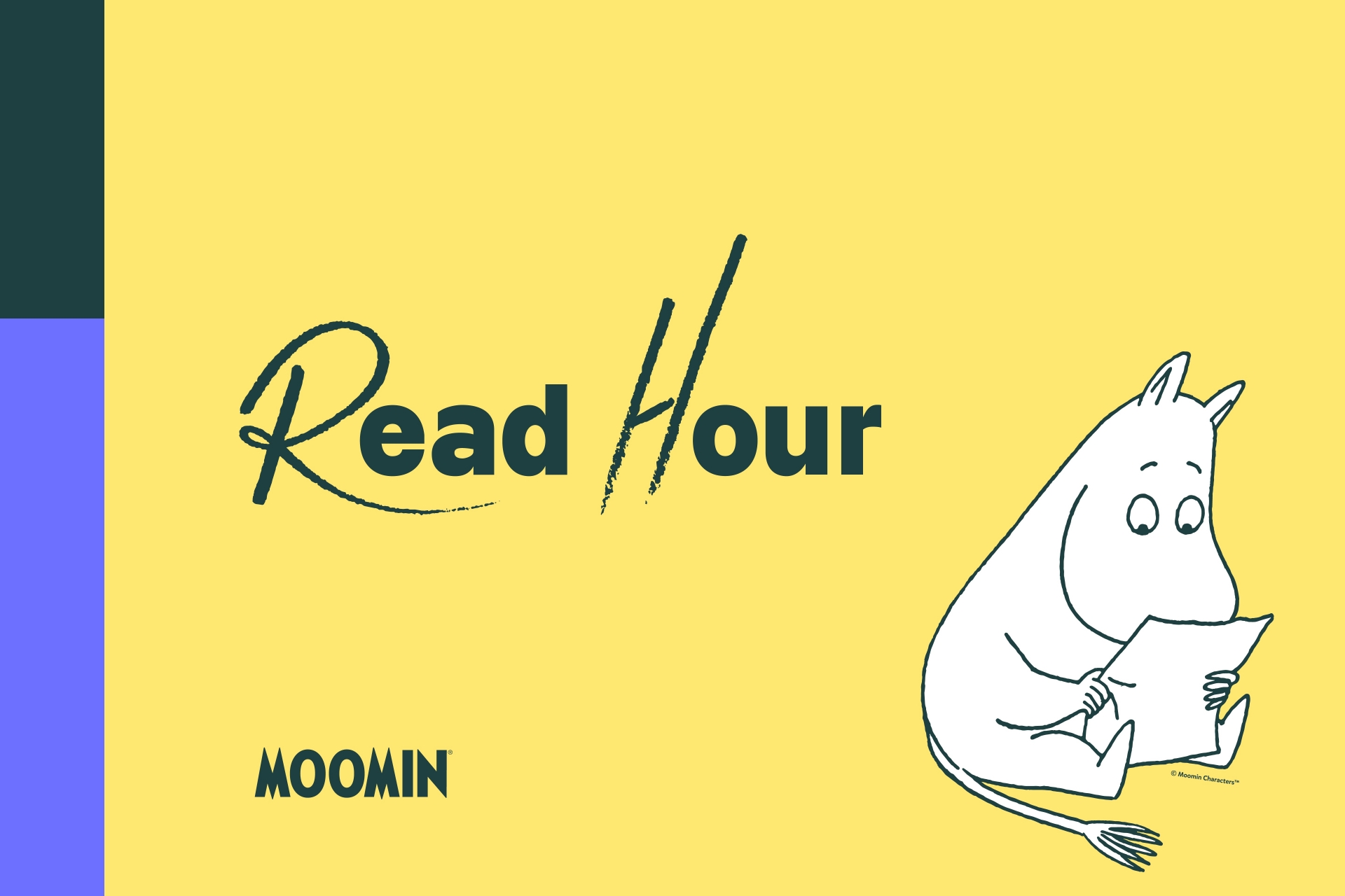 Read Hour returns to the UK with the support of Moomin Characters