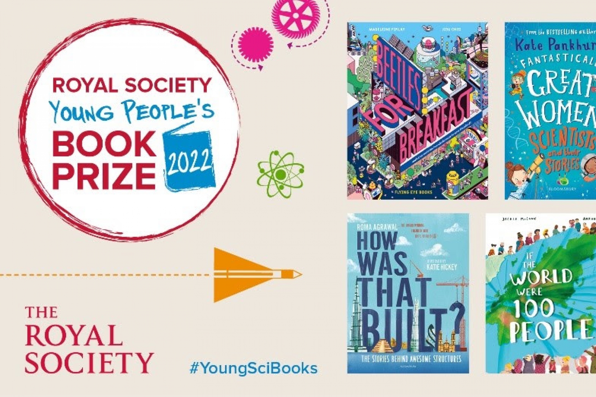 The Shortlist of the Royal Society Young People’s Book Prize is announced celebrating the very best science books for under-14s