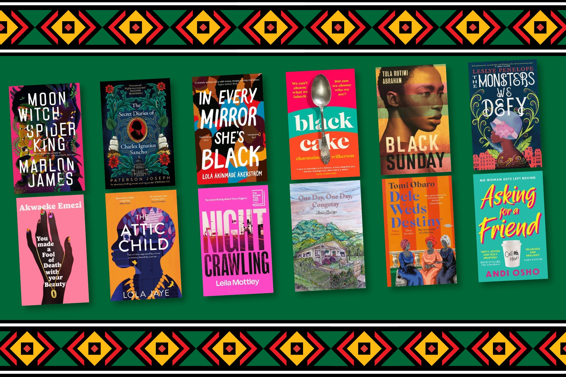 12 Exceptional New Novels by Black Writers — Recommended Reads to Relish Each Month Between Now and next Year’s Black History Month.