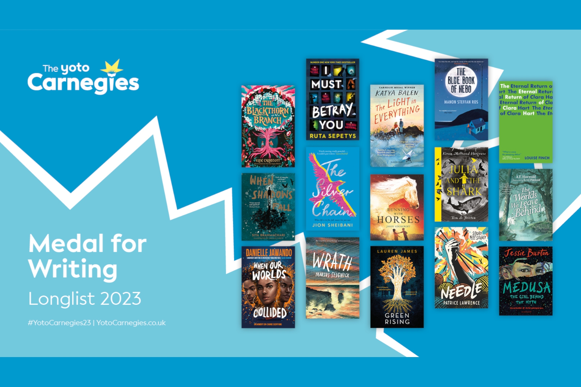 Longlist announced for the Yoto Carnegie Medal 2023