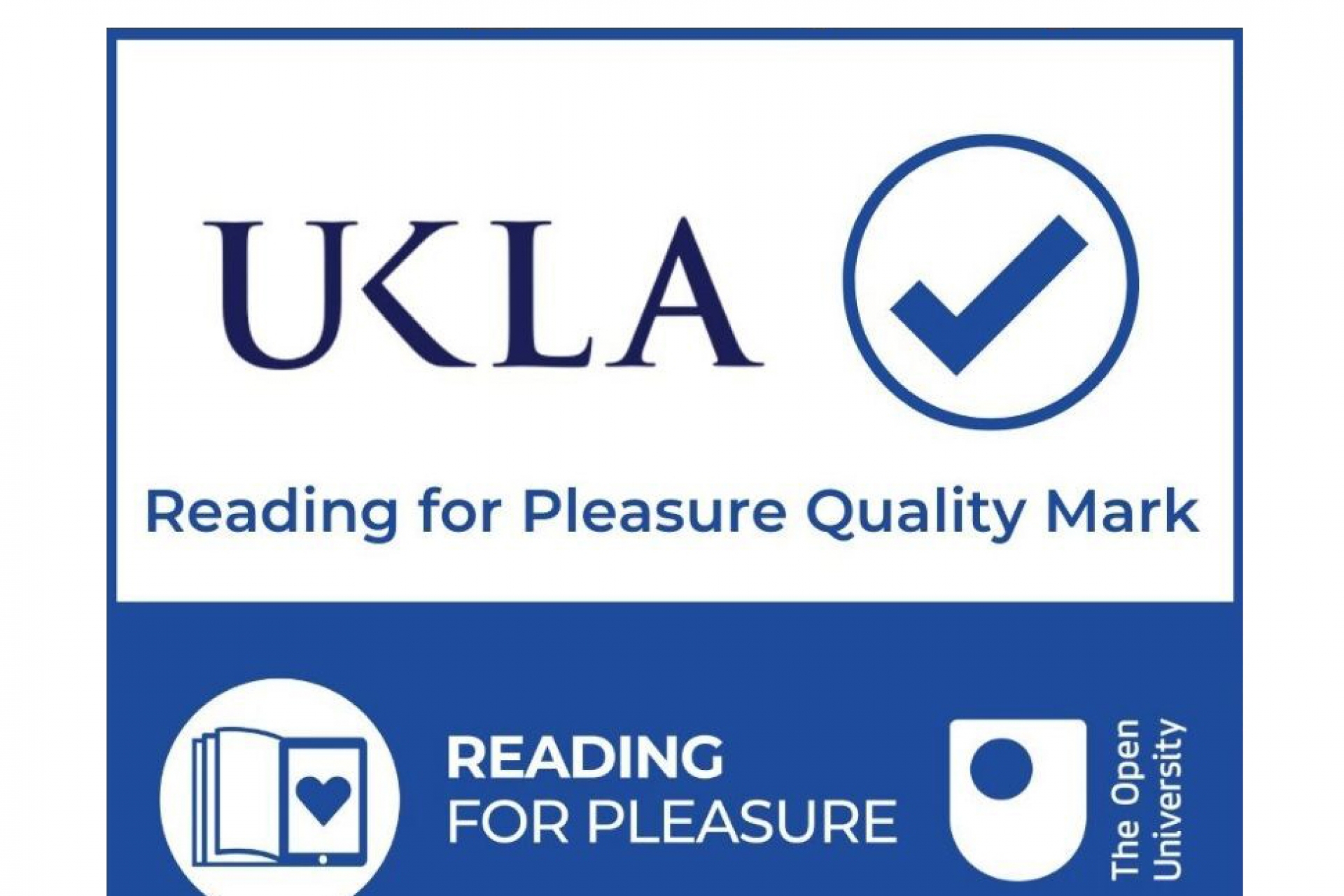 UKLA and The Open University launches the  Reading for Pleasure Quality Mark