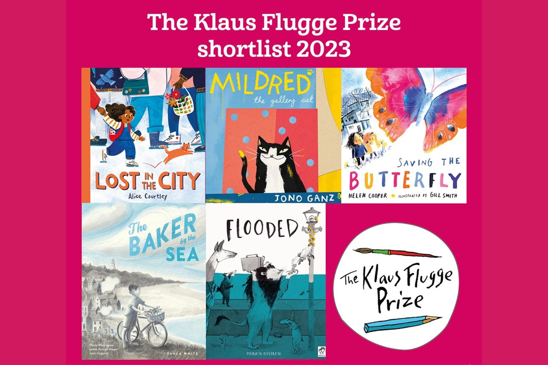 Shortlist announced for the 2023 Klaus Flugge Prize for the most exciting newcomer to children’s picture book illustration