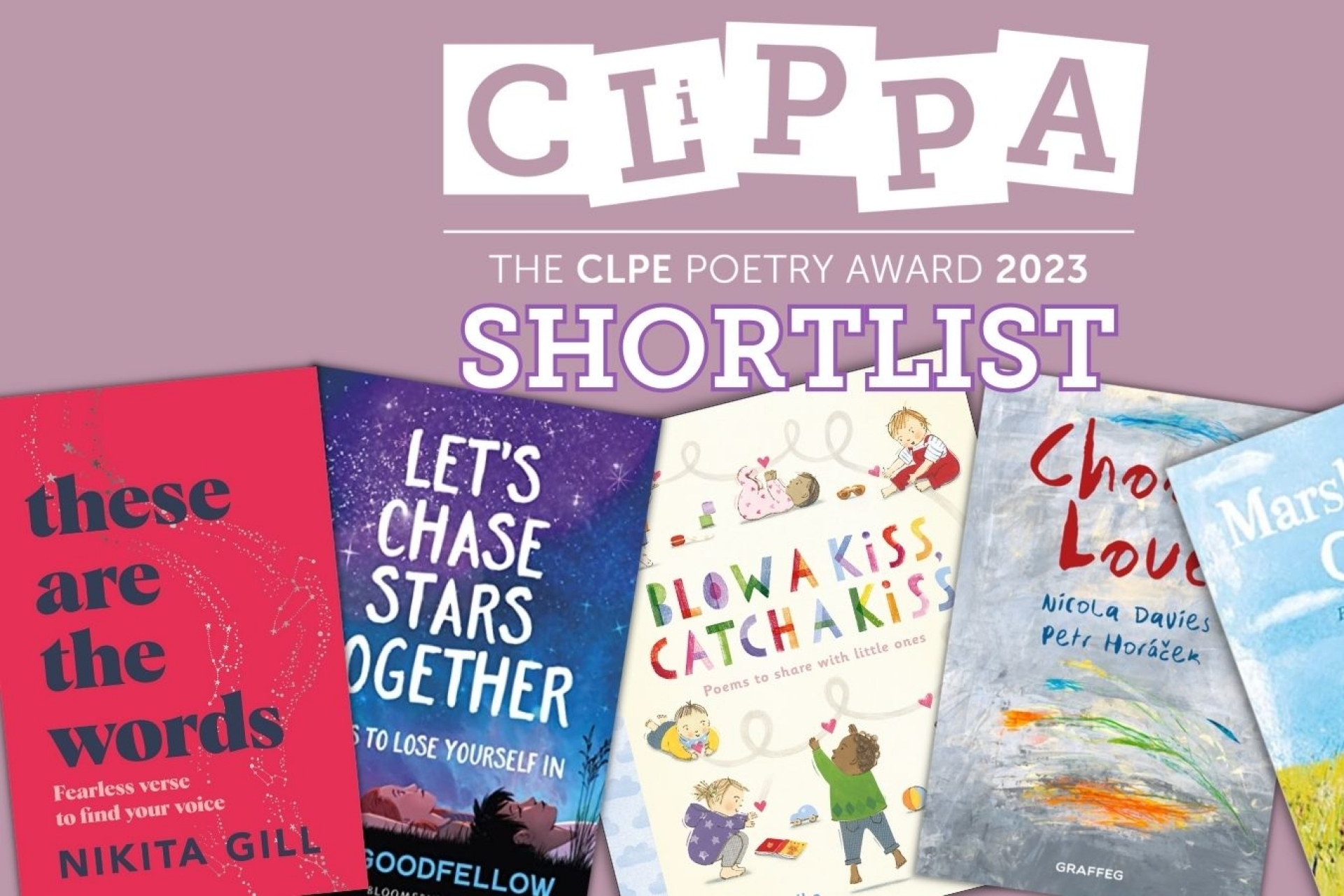 In its 20th year, the shortlist for CLiPPA (CLPE Children’s Poetry Award) reflects the wealth of talent in children’s poetry