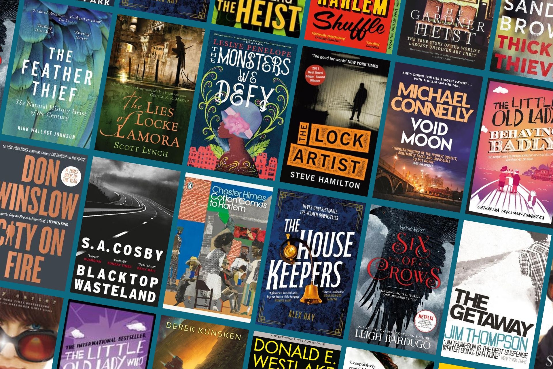 Best Books about Heists – 20+ novels featuring crafty cat-and-mouse crime capers and audacious robberies