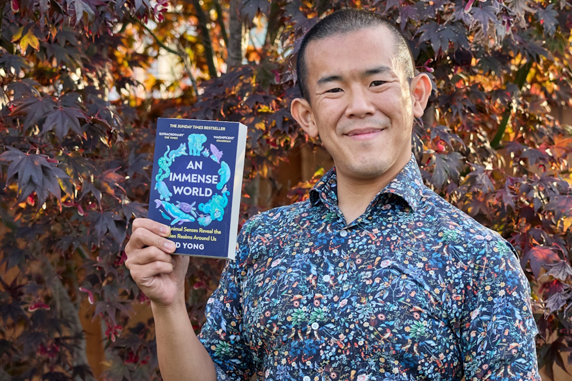 An Immense World by Ed Yong Takes The Royal Society Trivedi Science Book Prize 2023