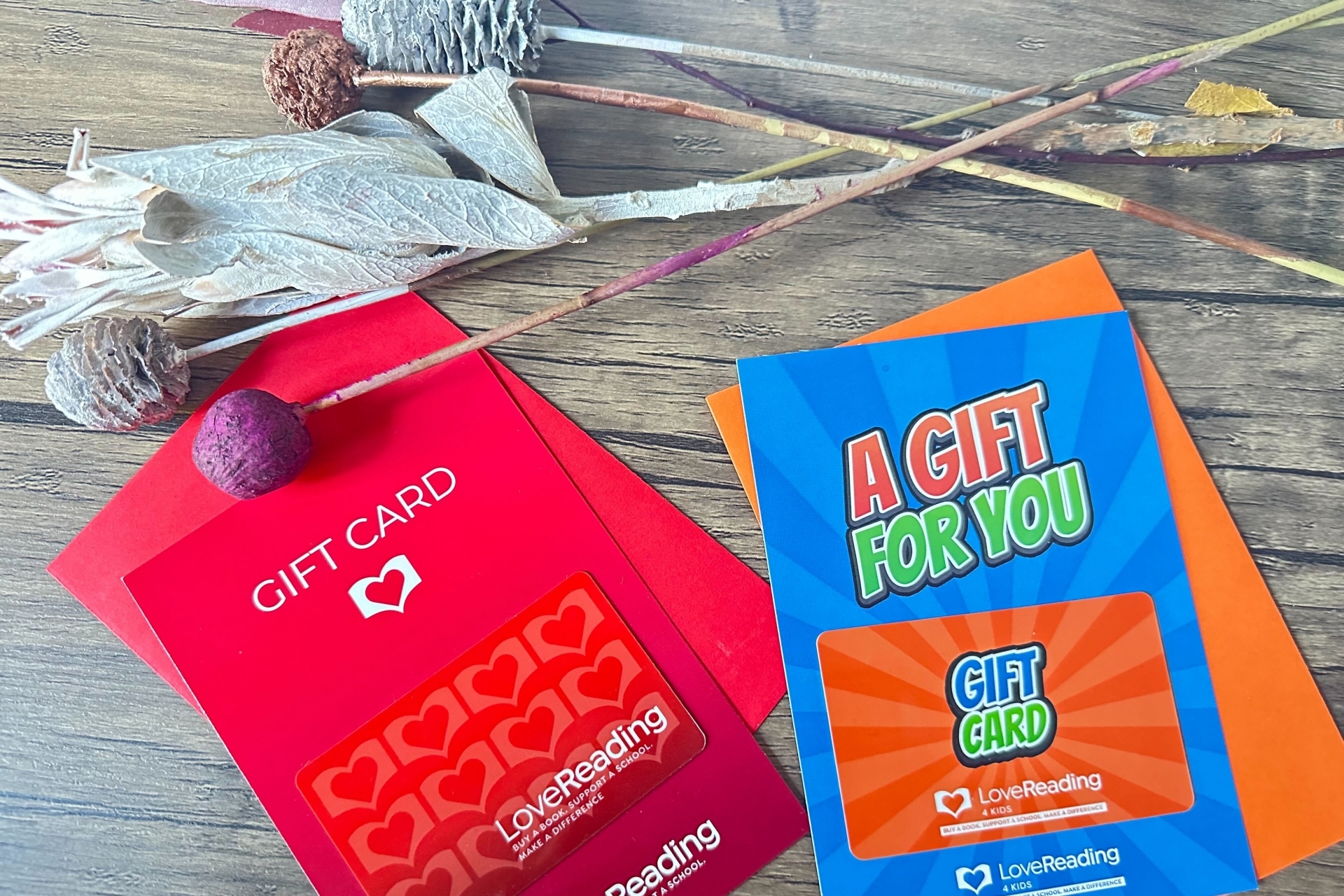 LoveReading Gift Cards Are Here. Buy Gifts Easily From Your Favourite Online Bookstore, and Gift Extra