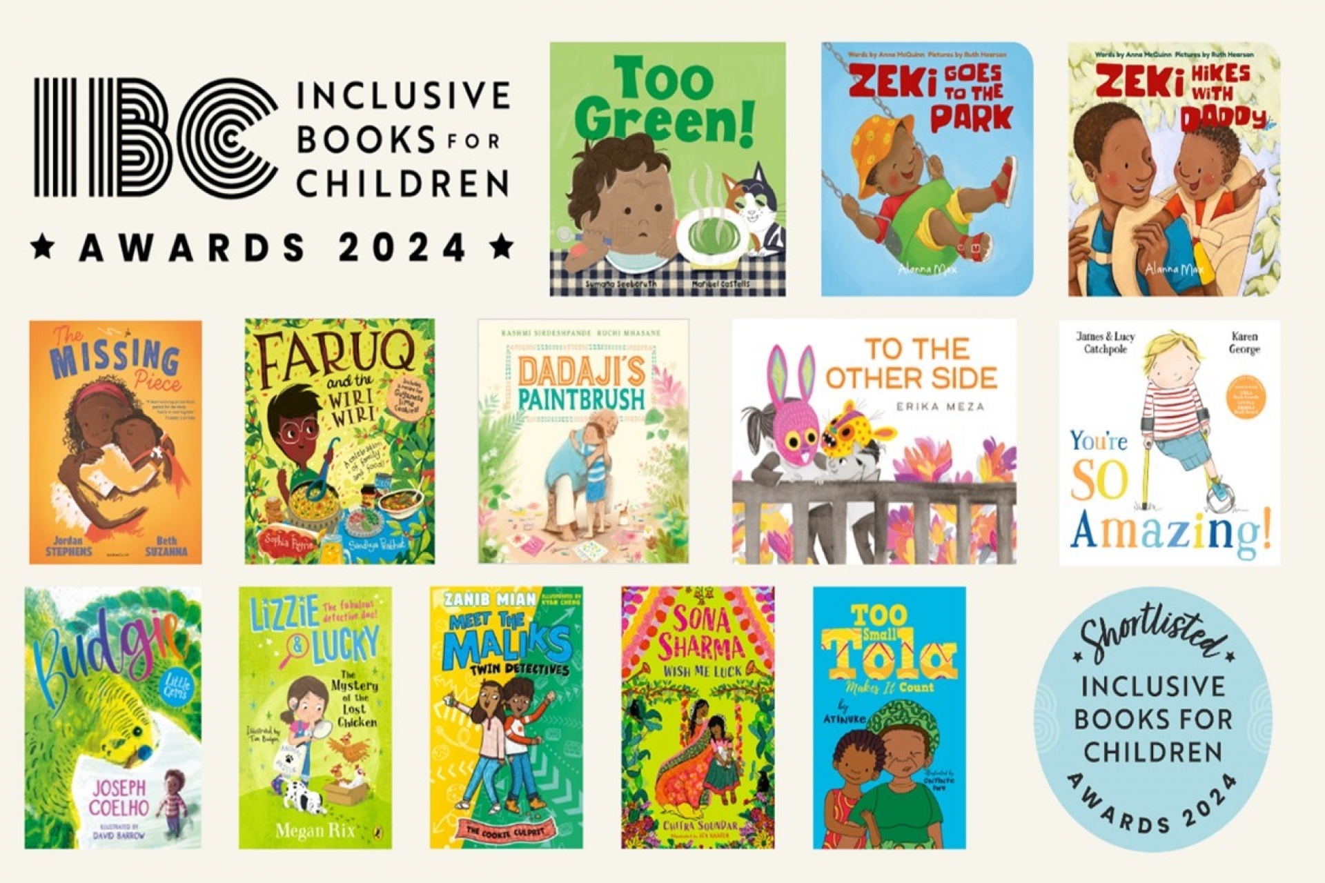 Inclusive Books for Children announces hotly anticipated shortlists for new children’s book awards